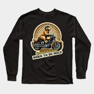 Golden Retriever Easy rider Long Sleeve T-Shirt